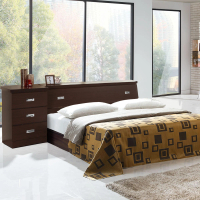 樂和居 雅典四件式5尺雙人房間組3色可選(床頭+床底+床墊+床頭櫃)