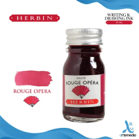 promo hari ini Tinta Kaligrafi Herbin Writing and Drawing Ink Bottle 10ml - 02/02 - ROUGE OPERA