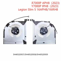 New Laptop CPU GPU Cooling Fan For Lenovo Legion Slim 5 16IRH8/16ARH8 5H40S20914 C82YA