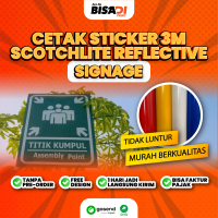 PROMO Cetak Stiker 3M Scotchlite Reflective Signage