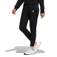 Adidas MH 3S FL PT [HM7057] 女 長褲 運動 休閒 內刷毛 保暖 舒適 縮口 拉鍊口袋 黑