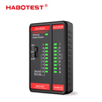 HABOTEST HT812A Network Cable Tester UTP LAN Cable Finder RJ11 RJ45 Master And Remote Set Alignment Meter Line Tracker Detecter