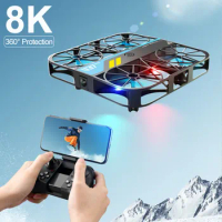 New V37 Mini Drone 8K Professinal 4K HD Camera Real-Time Transmission Quadcopter Remote Control Dron Toys Gift 4DRC