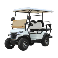 Lithium Battery Powered Mini Electric Golf Cart 4X4 CE Approved One Person Golf Cart