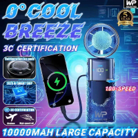 [WP]🛫Pensijilan 3C🛫[WP]2025 Ultra AI Portable Handheld kipas penyejukan dengan 3C powerbank 10000mAh