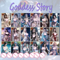 Anime Goddess Story Harem beauties Chapter 1 AI Cards DIY homemade beauty characters Game Collection boy surprise Birthday gift