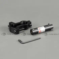 FIRE WOLF Mini Tactical Hunting Red Dot Laser Sight Scopes Adjustable Barrel Handgun With Universal Mount Laser Pointer