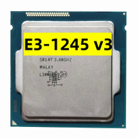 ใช้ Xeon V3 E3 1245v3 E3 1245 3.4 GHz Quad-Core แปดเธรด CPU โปรเซสเซอร์8M 84W LGA 1150