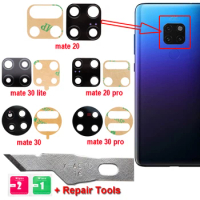 2set NEW Rear Back Camera Glass Lens For Huawei Mate 20 30 pro lite with Adhesive Sticker Holder Replacement Parts