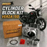 ARION Cylinder Block Kit Honda Verza 150 KYE Boring Standar Blok Seher Ring Pen Lengkap