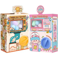 Gacha Machine Toy Doll Clip-doll Machine Surprise Mini Blind Box Christmas Gift For Boys And Girls With 12 egg ball Random Match