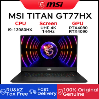 MSI TITAN GT77HX Gaming Laptop 17.3 Inch UHD 4K 144Hz MiniLED Screen Notebook i9-13980HX 64GB 4TB RTX4080/RTX4090 Super Computer