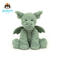 Jellycat Fuddlewuddle Dragon Ultra Soft Plush Toy Blue Luxurious Gift Free Jellycat Blue Dust Bag