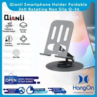 Qianli Q-36 Smartphone Holder Foldable 360 Rotating Non Slip Rotateable 360° Gray Q36 Stand Holder M