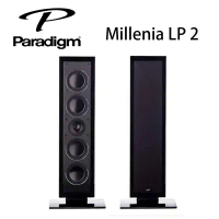 加拿大 Paradigm Millenia LP 2 超薄型落地式 / 壁掛式平面喇叭 黑色 /支