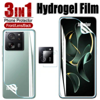 3IN1 Water Gel Film For Xiaomi Redmi K60 Ultra K 60 Pro Extreme K60E Screen Protector+Back Hydrogel Film+Lens Glass Redmy K60