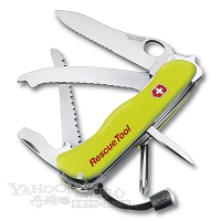 VICTORINOX 瑞士維氏13用救生瑞士刀 破窗器/安全帶切割刀-螢光黃(0.8623.MWN)