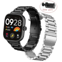 Stainless Steel Watch Strap For Redmi Watch 4 Smart Watch Replacement Bracelet forxiaomi band 8 pro mesh watchBand Accessories