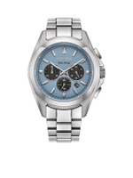 นาฬิกาข้อมือผู้ชาย Stainless Steel Eco-Drive รุ่น CA4680-55L 40.5 มม. (ระบบพลังงานแสง) สีน้ำเงิน