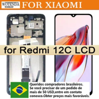 High Quality Display 22120RN86G Models For Xiaomi Redmi 12C LCD Display Touch Screen Digitizer Assembly Repair Parts