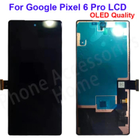 OLED LCD For Google Pixel 6 Pro Pixel 6Pro Display Screen With Frame Touch Panel Digitizer For Google Pixel6 Pro LCD