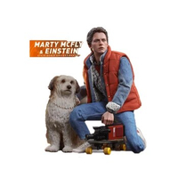In Stock Original HotToys 1/6 Marty MMS573 MARTY MCFLY&amp;EINSTEIN Back To The Future Movie Character Model Art Collection Toy Gift