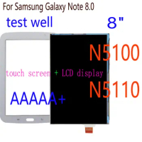 AAAA+ Test For Samsung Galaxy Note 8.0 N5100 N5110 GT-N5100 GT-N5110 LCD Display Touch Screen Digitizer Glass Sensor Replacement