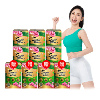【DV 麗彤生醫】雙樂纖特濃升級x10盒共300粒(買6送4/蔡允潔推薦-順暢+代謝+燃燒/端午禮盒)