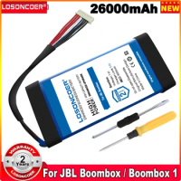 NEW GSP0931134 01 Battery 26000mAh For JBL Boombox 1 1 JEM3316 JEM3317 JEM3318 Player Speaker With Free Tools