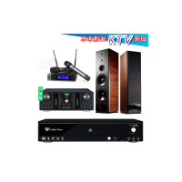 【金嗓】CPX-900 K2R+DB-7AN+JBL VM200+TDF K-105(4TB點歌機+擴大機+無線麥克風+落地式喇叭)