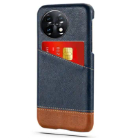 Slim Case For OnePlus ACE 2 Case Card Slot Holder Mixed Splice PU Leather Cover For One Plus ACE 2 ACE Pro Coque OnePlus ACE 2