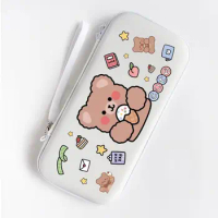 Cartoon Bear Pattern Storage Bag for Nintendo Switch Portable NS Console Nintendo Switch OLED Game Accessories Carrying Case