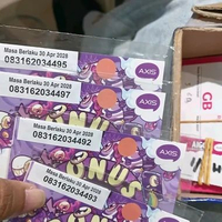 perdana axis tinggal pakai sudah registrasi biometrik