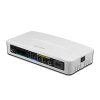 5V 9V 12V 24V Uninterruptible Power Supply Mini UPS POE 11000MAh Battery Backup for WiFi Router CCTV(EU Plug)