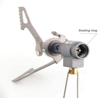 BRS Outdoor Portable Solo Titanium Camping Gas Stove 25g Lightweight Mini Gas Cooker Burner Camping Hiking Gas Burner brs-3000t