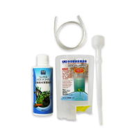滴管式虹吸管+多功能滴流杯1L+除氯氨水質穩定劑300c.c.(魚缸清潔/換水/水質養護超值組)