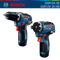 Bosch GSR 12V-35 HX Rechargeable Cordless drill screwdriver Multi-Function Household Brushless Drill Screwdriver Power Tools