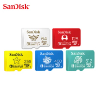 SanDisk NINTENDO SWITCH Micro SD Card 128GB U3 4K Memory Card 64GB TF/SD Card 256GB SDXC UHS-I
