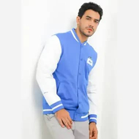 Giordano Men's Monster Inc Jacket - Snow white x Skydriver [0107464201] M