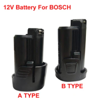 10.8V 12V 1500mAh Battery for BOSCH Electric drill Battery cordless Electric screwdriver polisher Batteria