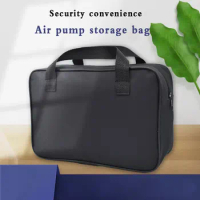Black Organizer Bag Tools box Storage Handbag Nylon for Car Air Compressor Pump automotive
