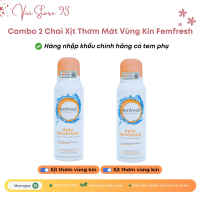 Combo 2 chai xịt thơm mát vùng kín Femfresh 125ml Giúp vùng kín thơm mát lưu hương - Che tên sản phẩ