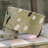 TTGTACTICAL 10M Military US Army Tactical Camouflage Tape CP Multicam Rifle Wrap Camo Cloth Tape Sniper Rifle Wrap CP Multicam