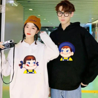 Japan Milky Peko-chan Couple Hoodies Women Sweatshirts Fujiaya Hoodies for Men Clothing Women's Hoodie Anime Milky Y2k Hoodies