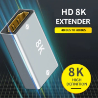 8K@60Hz HDMI-compatible 2.1 Adapter HDMI-compatible Converter Extender Cable Cord Extension Adapter For Laptop Computer Monitor