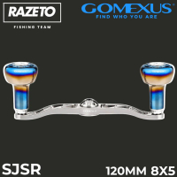 HANDLE GOMEXUS 120MM 8X5 - 7X4 SJSR FOR SHIMANO & DAIWA REEL
