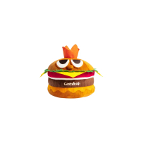 CARNIVAL CNVXBURGA006ML BURGER KING BURGER PLUSH TOY MULTI