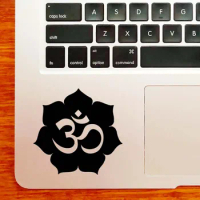 Om Lotus Symbol Laptop Sticker for MacBook Pro 16" Air Retina 11 12 13 15 Inch Mac Asus Zenbook 14" Notebook Skin Trackpad Decal