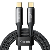 Mcdodo 麥多多 240W 雙Type-C/PD3.1 雷電4 快充充電傳輸編織線 8K投影 USB4.0 全能 1.2M