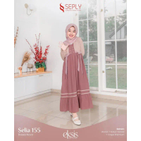 Terbaru Seply Gamis Anak Selia 155 Bossa Nova Wolvis Tancel Eksis 245 Set Kerudung
